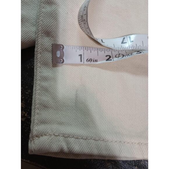 Old Navy Pants Womens 22 Beige Extra High-Rise Sky-Hi Straight Stretch Casual - Picture 10 of 11